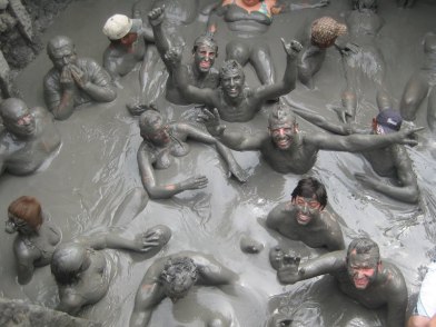Playing with the Mud inside the Volcano